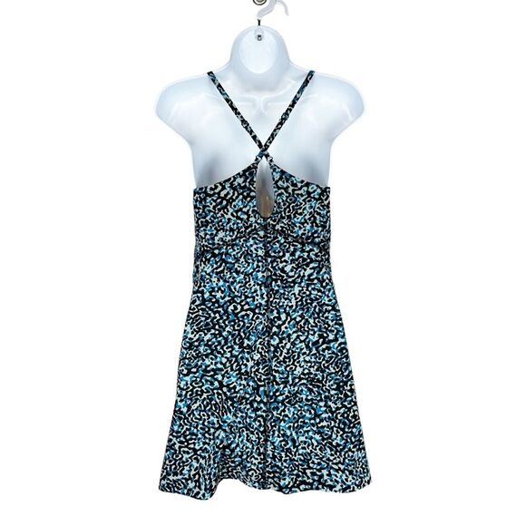 Athleta Infinity Printed Dress Skort Romper One Piece Racerback Size Medium - Picture 9 of 9